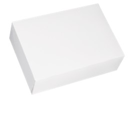 caja rectangular blanca