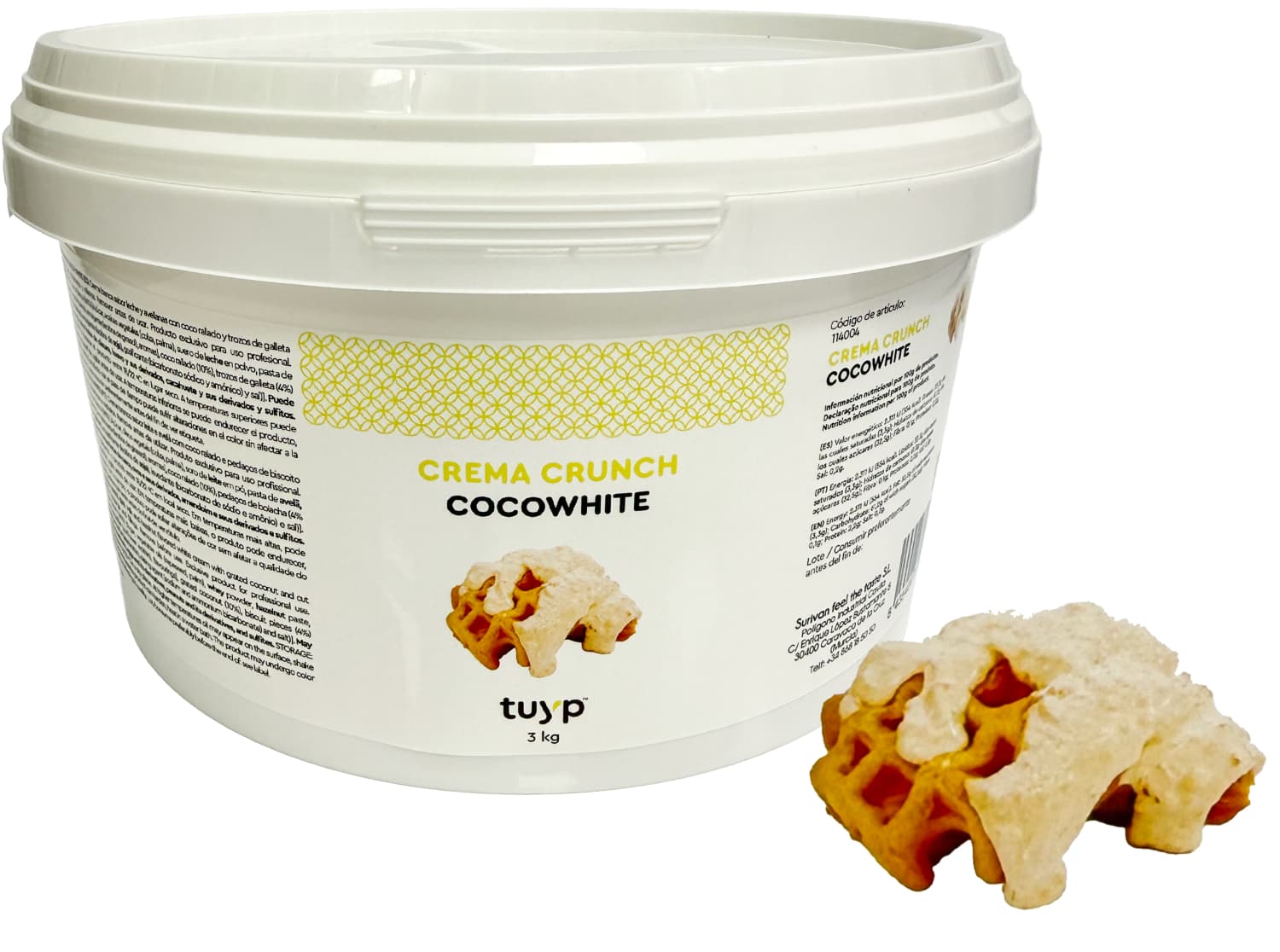 CUBO CREMA CRUNCH COCO WHITE